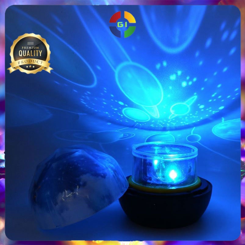 Lampu Proyektor Model Constellation LED Night Light 3W 5V Black