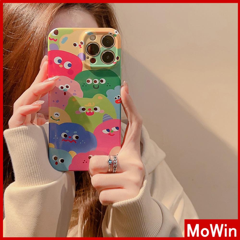 For iPhone 14 Pro Max iPhone Case Cream Glossy Soft Case TPU Shockproof Camera Cover Protection Cute Cartoon Compatible with iPhone 13 Pro max 12 Pro Max 11 xr xs max 7Plus 8Plus