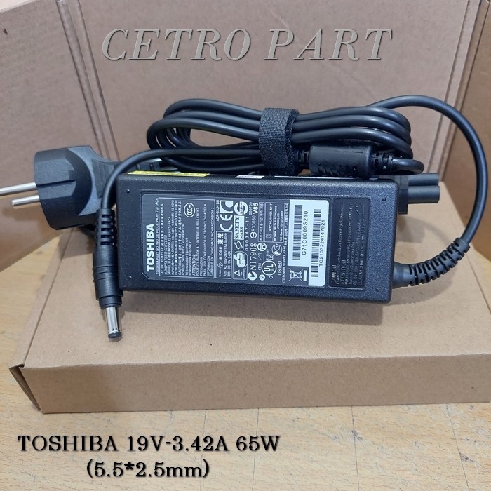 Adaptor Charger Toshiba Satellite L300D L300 L355 L305D L305 L350 65W -NEW