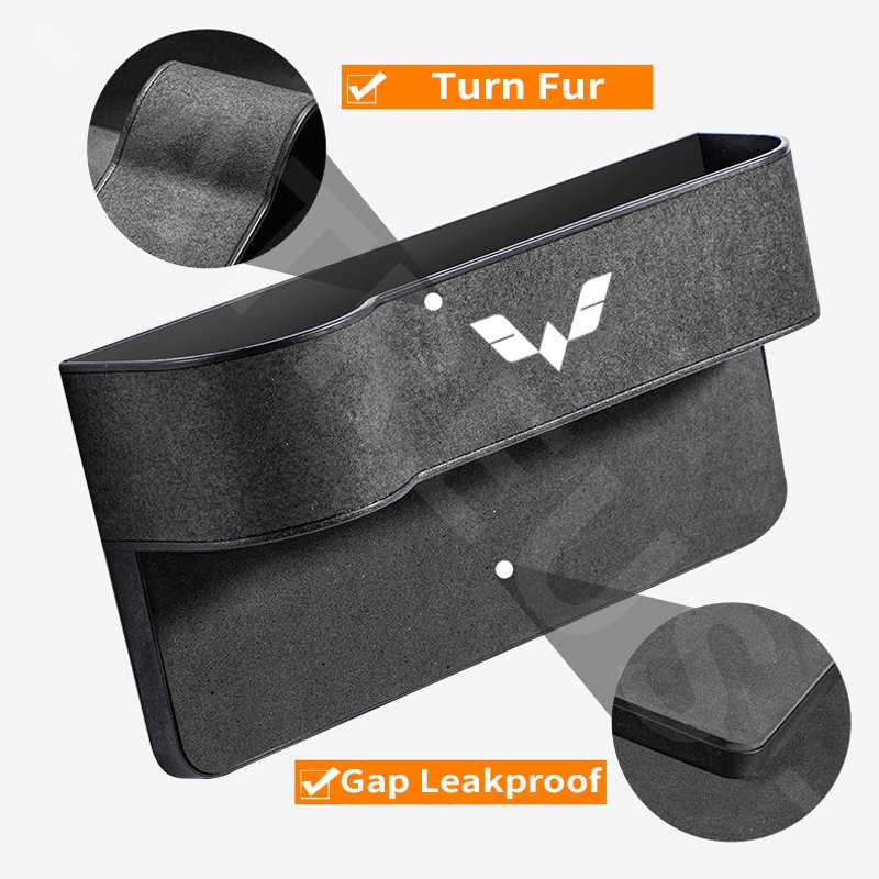 Wuling Kotak Penyimpanan Kursi Mobil Seat Side Gap Slit Pocket Car Cup Holder Storage Organizer Untuk Almaz Cortez Confero s Alvez Victory Formo Mini Air EV