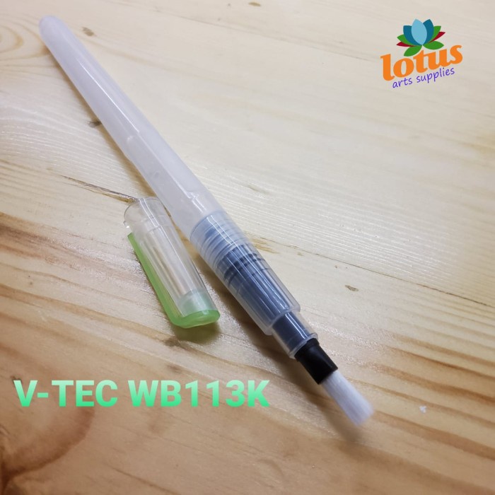 

V-TEC Water Brush Flat Tip Small - Kuas Lukis Flat Kecil (WB-113F/K)
