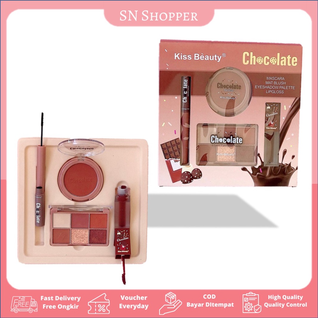 Kiss beauty Chocolate Set Makeup Kit SN