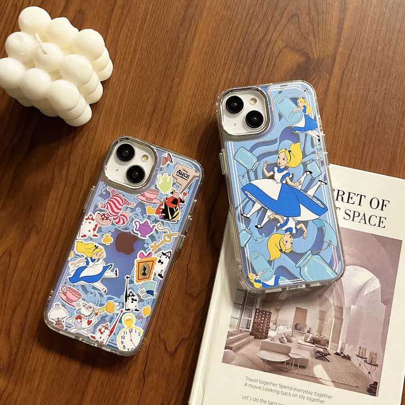 Nice Laser Princess Alice Soft TPU Case HP iP iPhone 11 12 13 14 Pro Max X XS XR Max Woman Girl FTD Casing Apple