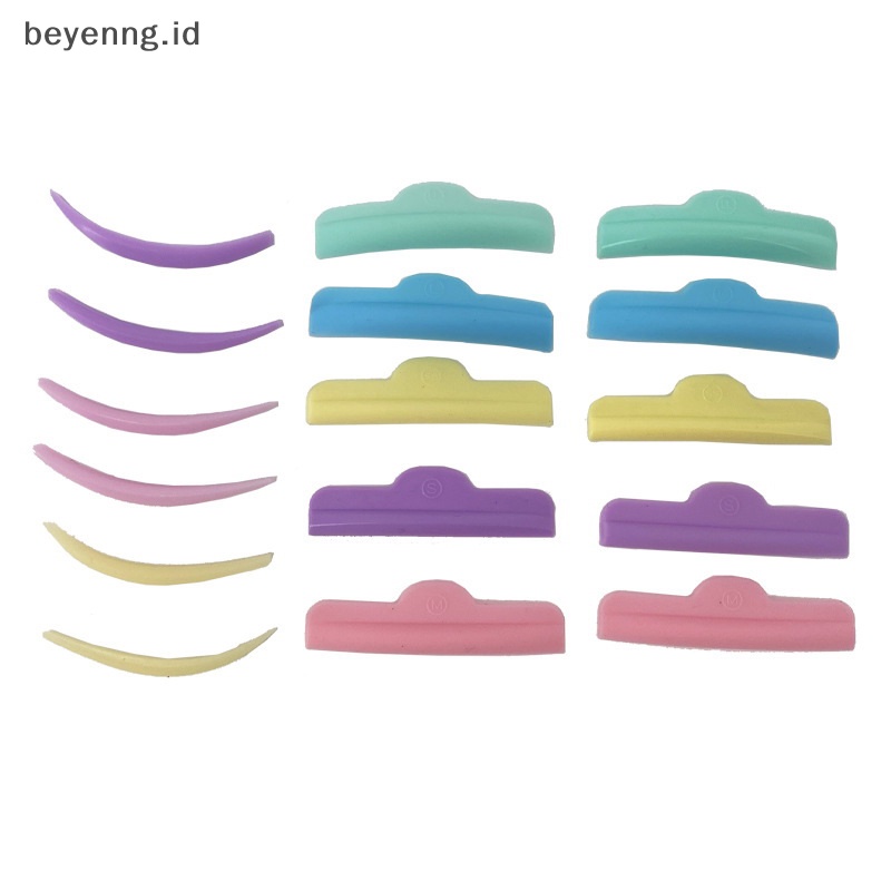 Beyen 3per5 /8Pasang Lash Lift Lifg Curlers Curl Silicone Shields Pads Reusable Perm ID