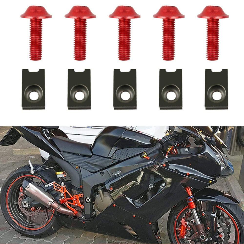 Populer 10PCS Baut Fairing Motor Kreatif Motobike Aksesoris Modifikasi Perlengkapan Pengikat Klip