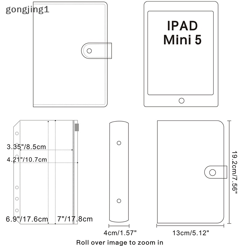 Ggg 1set Binder Budget Planner Pengikat Amplop Uang Dengan Amplop Budget A6 Pocket ID