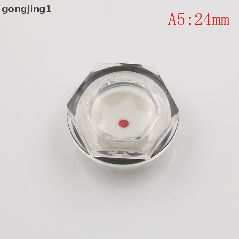 Ggg 16mm-60mm dia male thread air or oil level sight glass ID