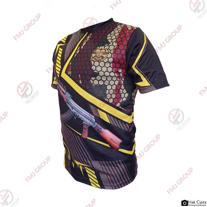 Kaos Dry Fit KOPASSUS / Kaos Jersey KOPASSUS Full Print - DryFit G1