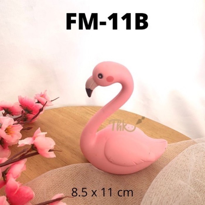 

FM11 - Hiasan Kue Cake Topper Figurin Angsa Flamingo - FM-11B