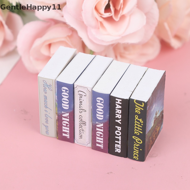 Gentlehappy 3pcs1per12rumah Boneka Miniatur Dongeng Buku Aksesoris Rumah Boneka Decor id