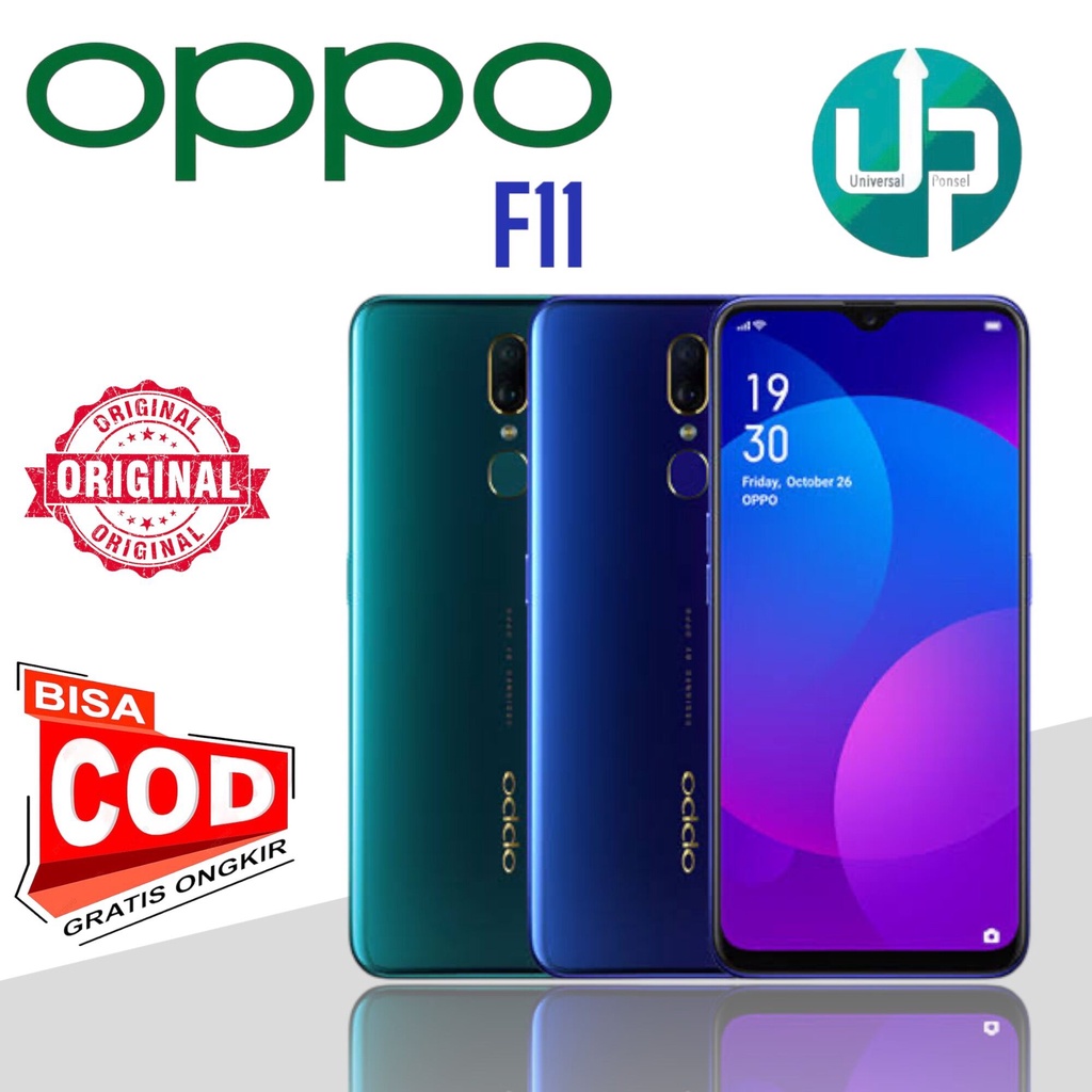 OPPO F11 SMARTPHONE 6GB/128GB 48 MP Ultra Night Mode Camera BARU - GARANSI