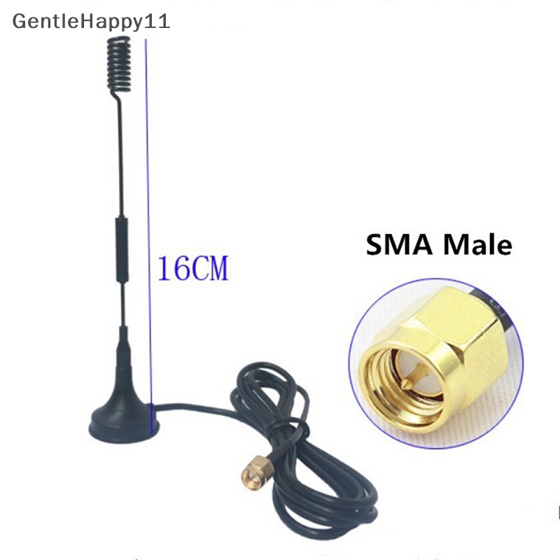 Gentlehappy 12dbi 433Mhz Antena Setengah Gelombang Dipole Antena SMA Male Dengan id