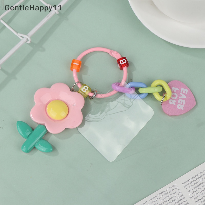 Gentlehappy 1Pc Rantai Ponsel Kreatif Berguna Lucu Resin Bunga Liontin Kunci Rantai id