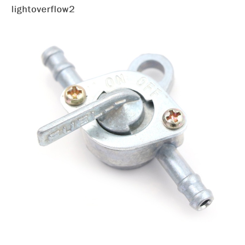 [lightoverflow2] Saklar ON/OFF Tap Bahan Bakar Bensin Inline Aluminium 50cc 110cc 125cc Pit Kotoran Untuk Motor Sepeda High Quality R06 [ID]