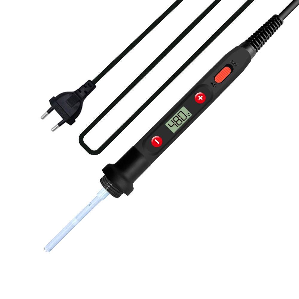 Lanfy Solder Iron Adjustable Temperature 80W Mini Rework Station Soldering Pen Pensil Panas Las Listrik