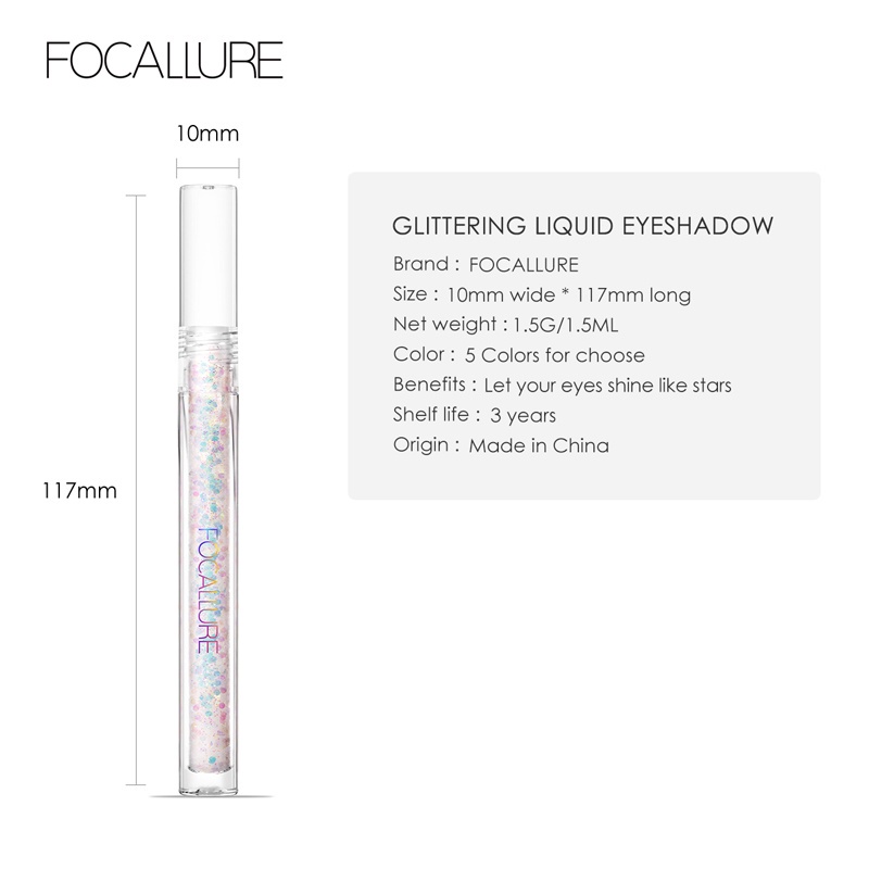 ★ BB ★ Focallure Starlight Liquid Eyeshadow Shimmer Eye makeup - High Pigment Waterproof - FA195