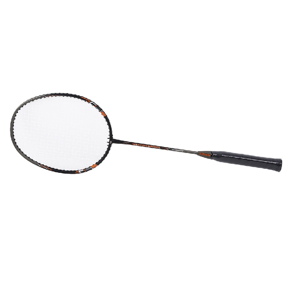 Raket bulutangkis Raket badminton karbon aluminium karbon single shot serat ringan utama pria dan wanita ganda pelatihan