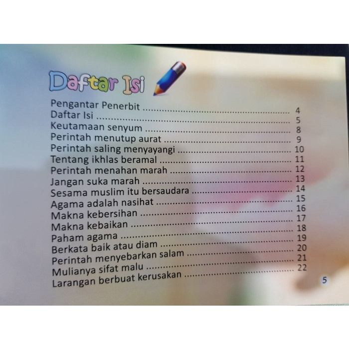 Buku Saku Anak Tuntunan Hafalan Hadits Jilid 2