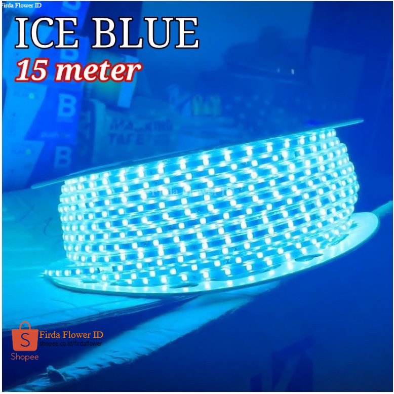 Lampu Led strip Led Lis Plafon 15 Meter siap pakai Lampu selang