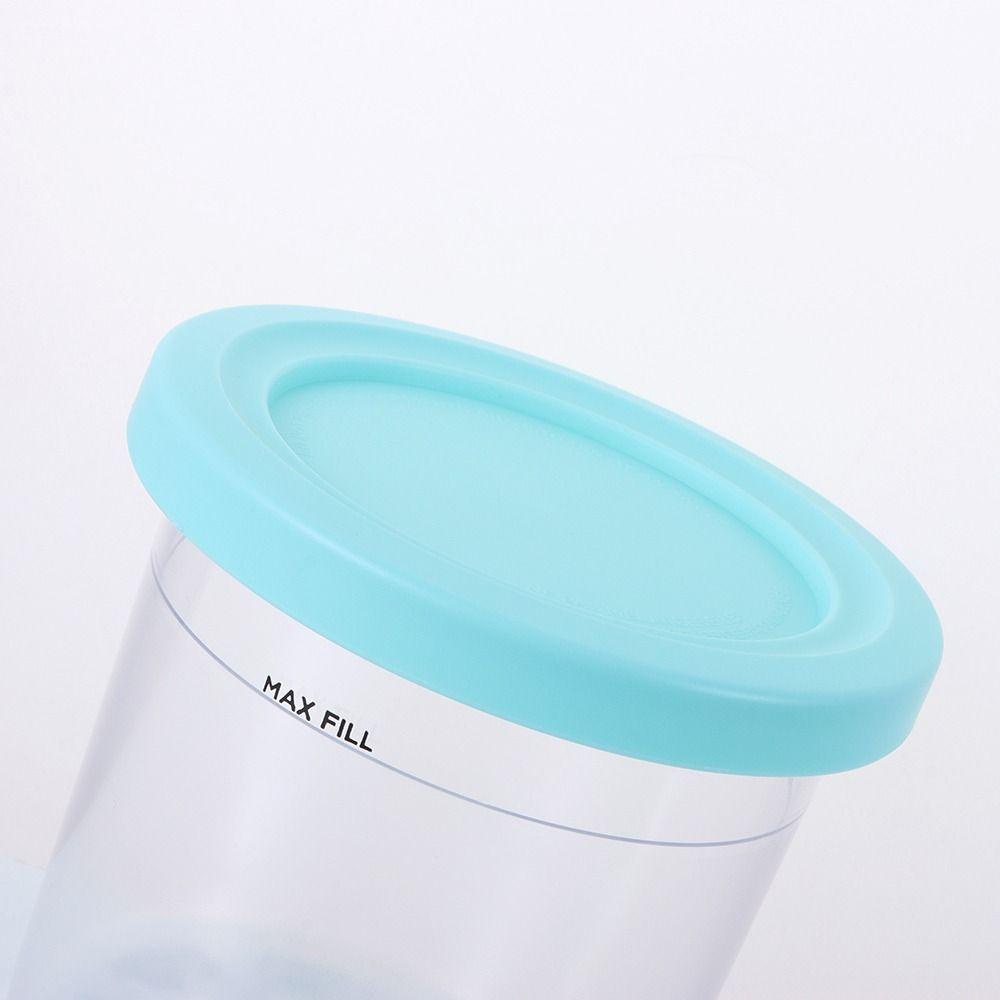 2/4pcs Ice Cream Pints Cup Kotak Botol Anti Bocor Toples Penyimpanan Gadget Dapur Untuk Ninja Creami For For For Ninja