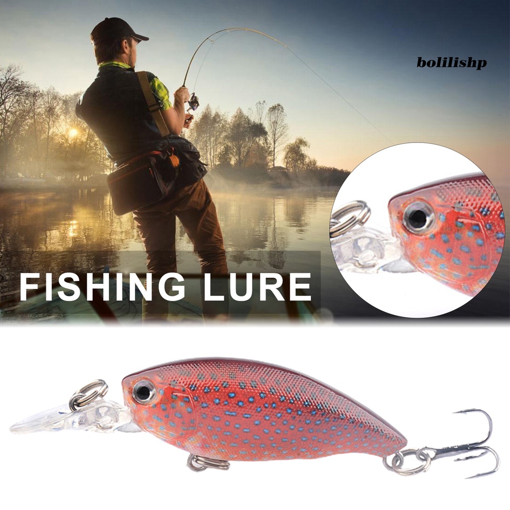 Bo-6.5cm/5.5g Umpan Pancing UV Dicetak Simulasi 3D Fisheye Wobbler Kait Tajam Mencegah Pelarian Universal Air Tawar Laut Memancing Buatan Bass Keras Umpan Perlengkapan Memancing