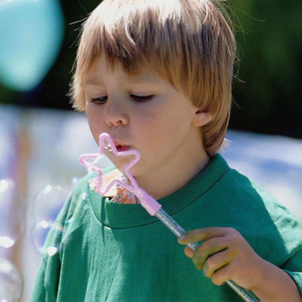 Needway   Bubble Wand Tool Colorful Lucu Banyak Bentuk Magic Big Bubble Summer Favorite Bubble Alat Bubble Blower