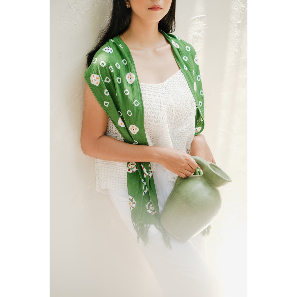 RATU - Gayatri Scarf Green
