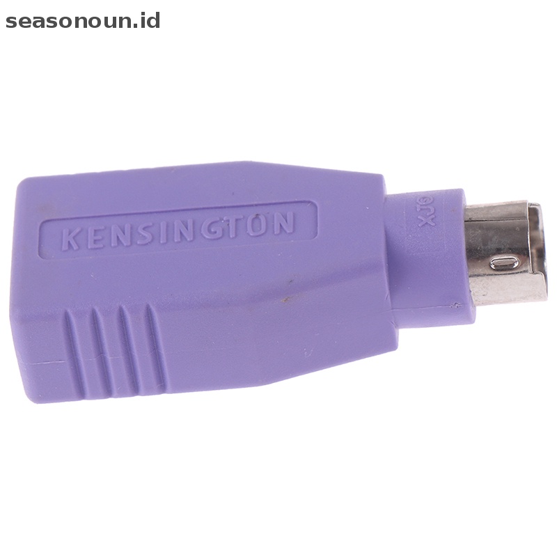 Seasonoun 1PC USB Female To PS2 PS/2 Male Adapter Converter keyboard Mouse Tikus.