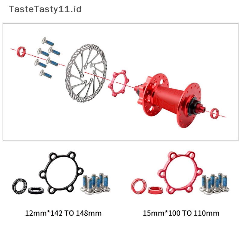 Tastetasty Sepeda Untuk Boost Hub Adapter Belakang Hub 12x142 Ke 148MM Depan 15x100 Ke 110MM Konversi Sepeda Spacer Mesin Cuci.