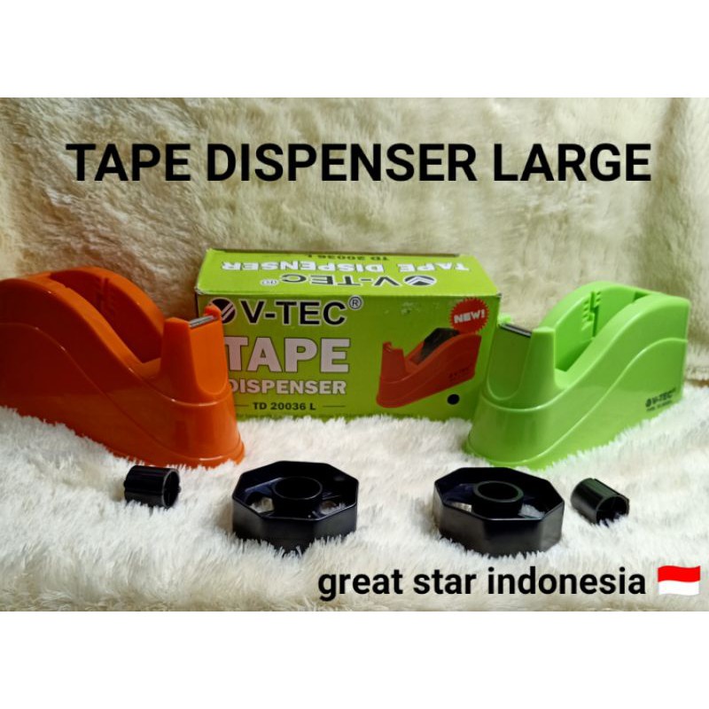 

TAPE DISPENSER TEMPAT SOLATIP TD 20036 L V-TECH BESAR