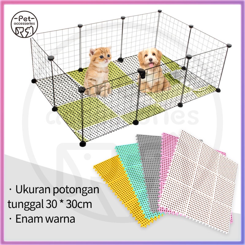 Alas Kandang Kelinci Kucing Anjing Alas Polkadot Tatakan Kandang Kelinci Footrest kelinci karpet kucing kandangg