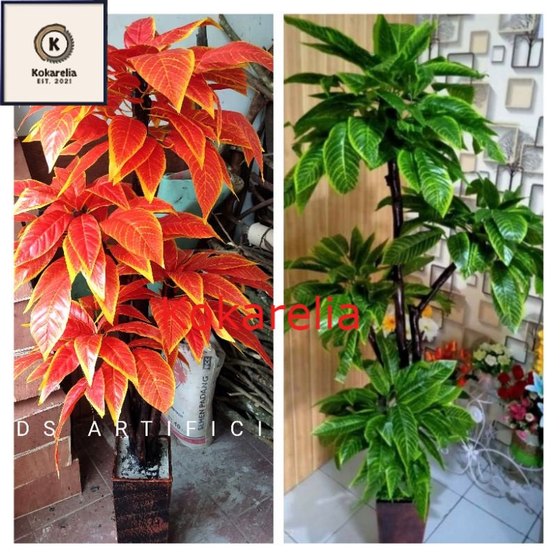 PROMO BEST SELLER POHON HIAS MANGGA ARTIFICIAL 150CM SUDUT RUANG TAMU POJOK TERLARIS/ BUNGA PLASTIK 