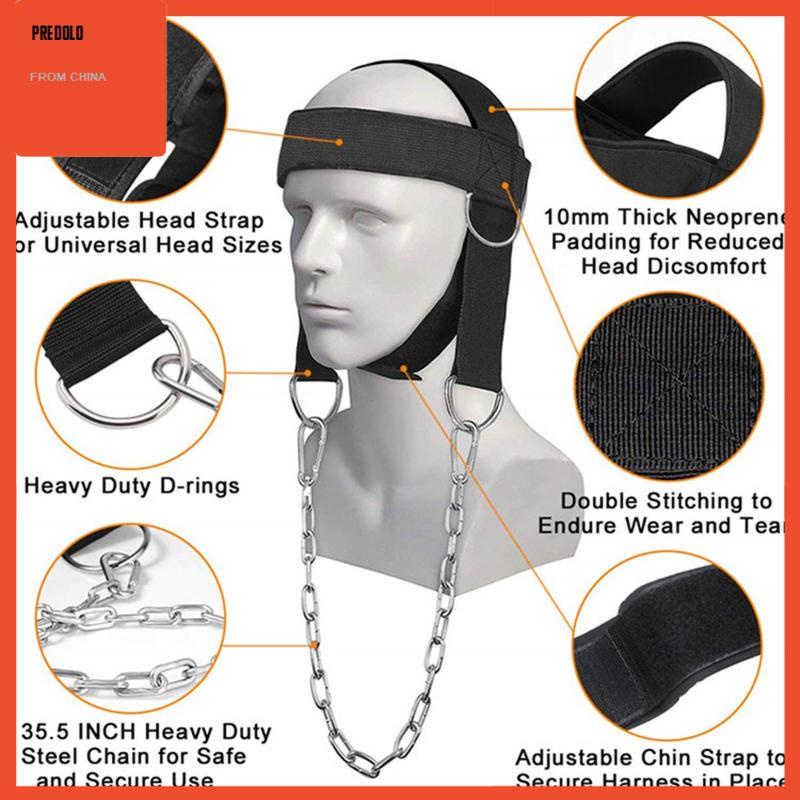 [Predolo] 1pc Head Neck Harness Peralatan Kain Oxford Lebih Kuat Untuk Berat Badan