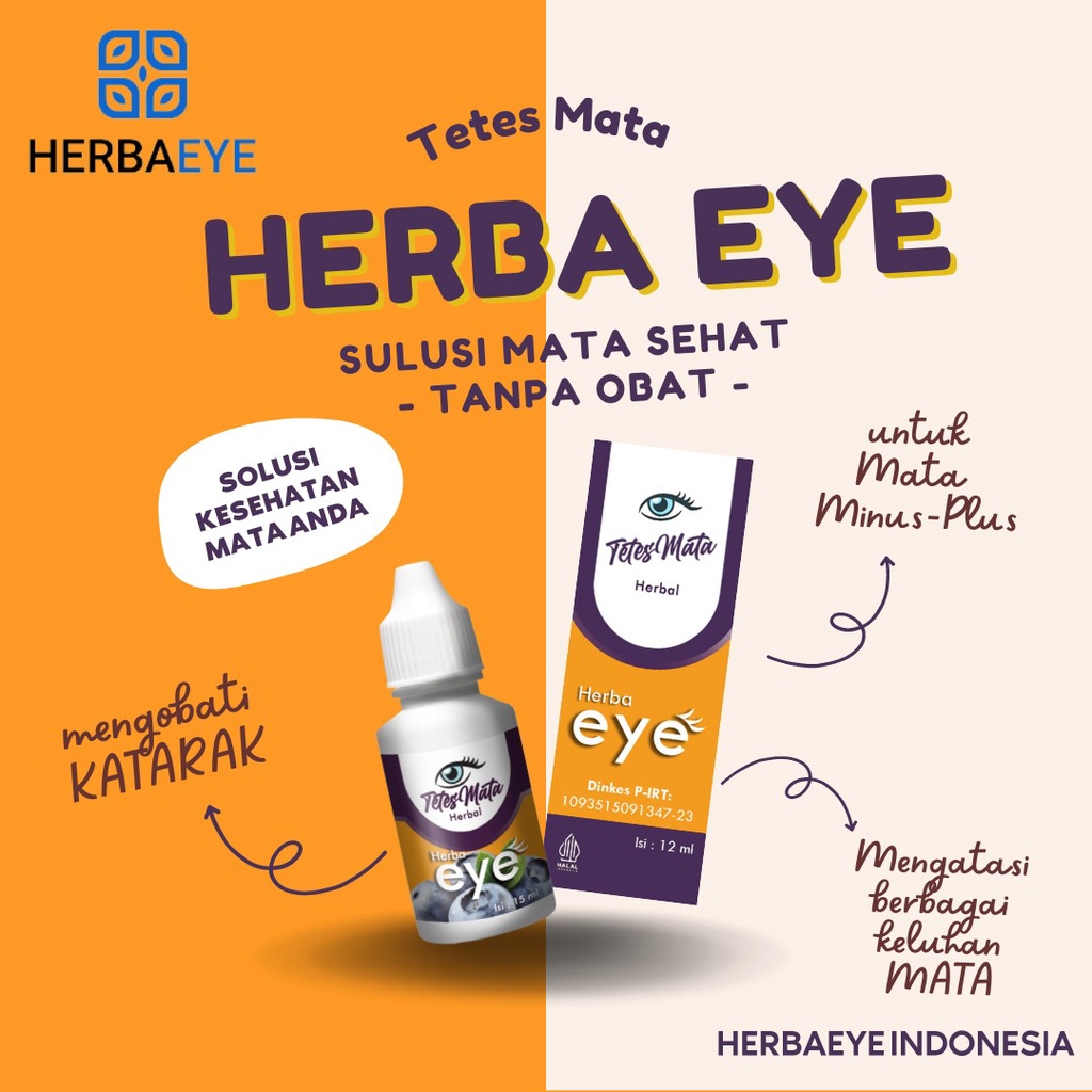 HERBA EYE OBAT MATA MINUS PALING AMPUH OBAT KATARAK TETES MATA KATARAK PALING AMPUH TETES MATA MINUS