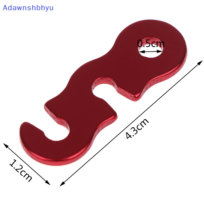 Adhyu 10pcs Aluminium Alloy Adjuster Pengikat Tali Tenda Tensioner Quick Release ID