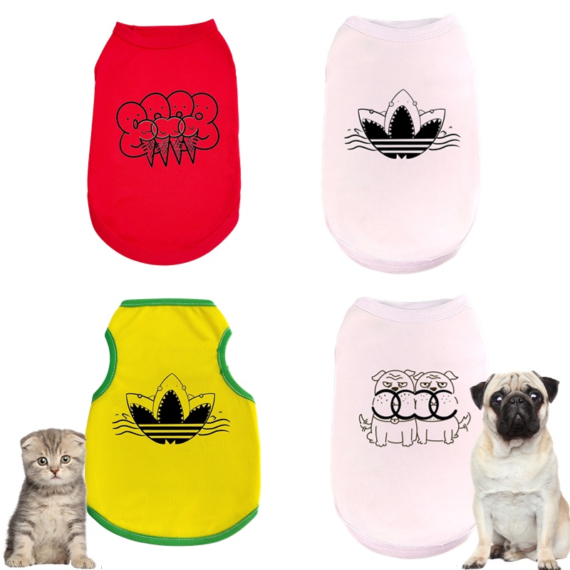 Fashion Logo Tank Top Anjing Peliharaan Anjing Peliharaan/Kucing/poodle/Teddy