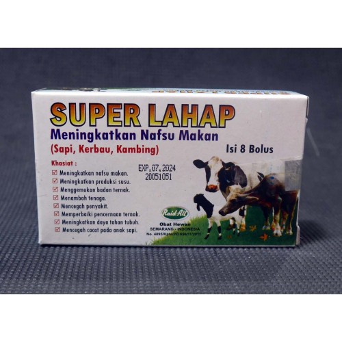 JUAL SUPER LAHAP SAPI RAID-ALL 1 KOTAK VITAMIN OBAT PENAMBAH NAFSU MAKAN KAMBING KERBAU BABI DOMBA