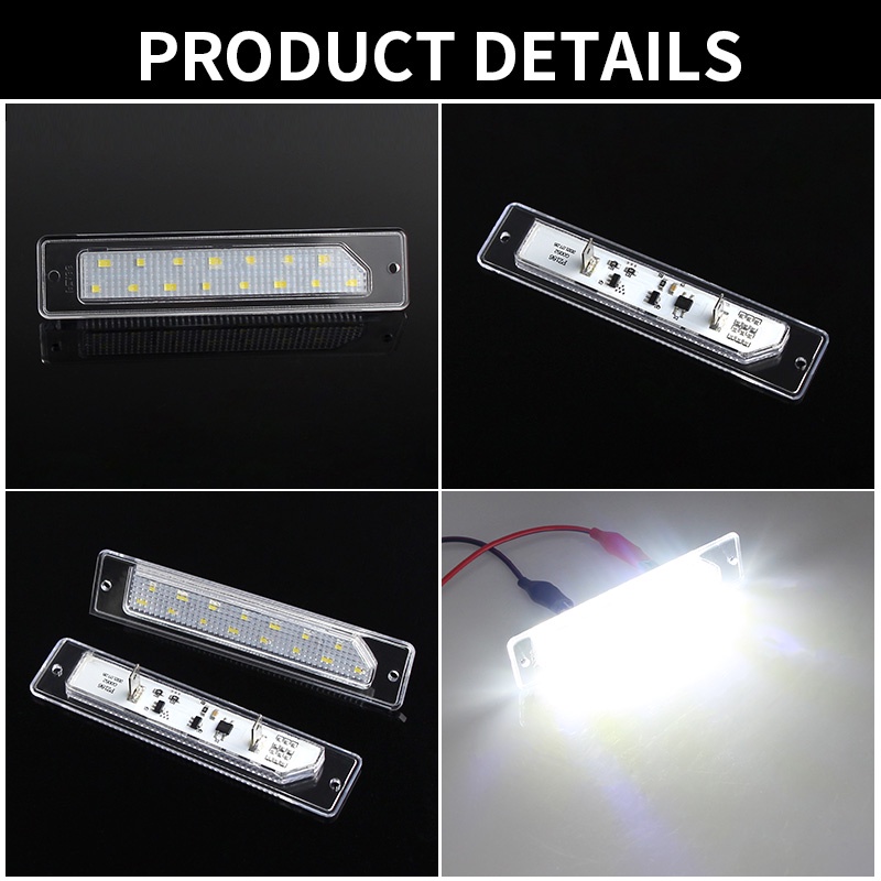 2x Canbus 12V SMD Putih Led Plat Lampu Angka Lampu Untuk Fiat Ducato Untuk Peugeot Boxer Untuk Citroen Jumper Bus Box Relay