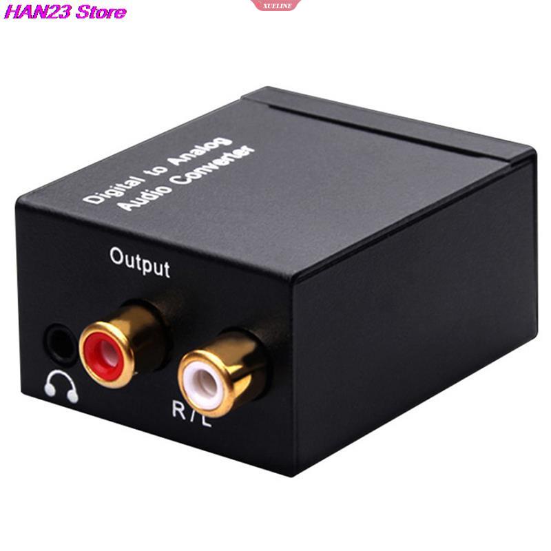 Jack 3.5Mm Coaxial Fiber Optik Digital Ke Analog Audio Aux Rca L/R Converter Spdif Digital Audio Decoder Amplifier [ZXL]