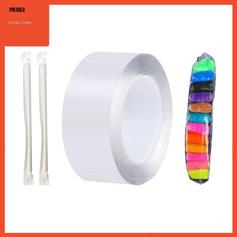 [Predolo] Double Sided Tape Multifungsi Lucu Untuk Meniup Bubble Mainan 2mmx5cmx1m