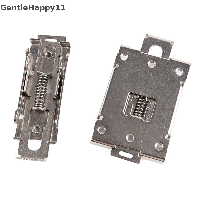 Gentlehappy 35mm DIN Rail Moung Tetap Gesper Snap Klip Penjepit Untuk DA AA DD VA VD LA Fase Tunggal Solid State Relay SSR id