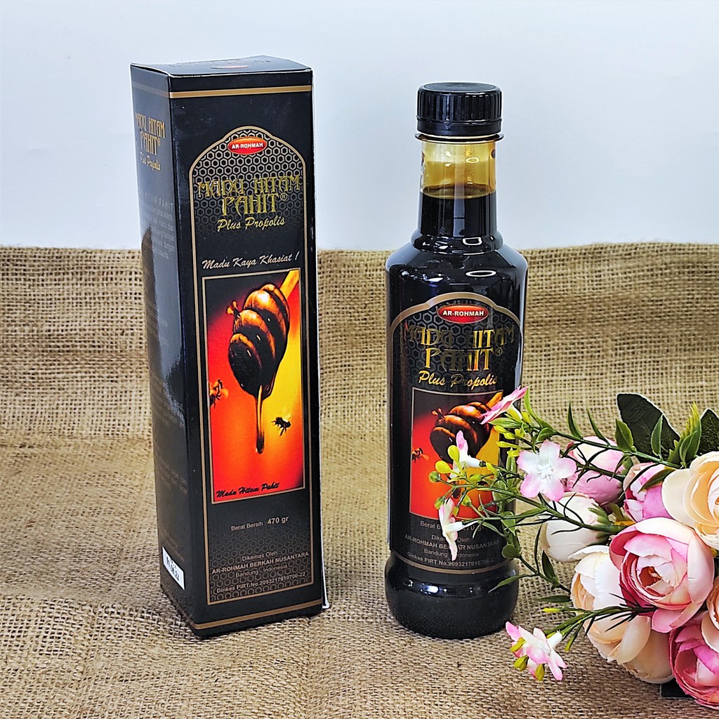 

Madu Hitam Pahit AR ROHMAH 470 gr Marwaa.store