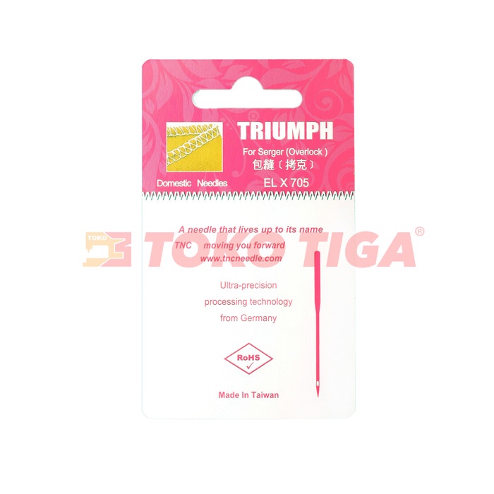 TERMURAHJarum Triumph/TNC ELX705 (Mesin Jahit Obras dan Neci Portable) - Sembilan2.3.23