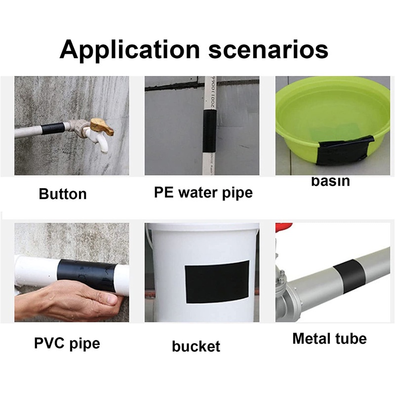 High Quality Tape Perbaikan Tahan Air Kuat/Pipa Air Quick Stop Leaks Patch Sticker/Lem Perbaikan Seal Serbaguna/Tape Fix Perekat Diri Untuk Pipa Tambal Lubang Retak