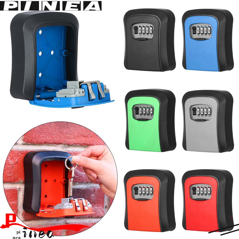 Pineapple Key Box Tahan Lama Tempel Dinding 4 Digit Password Safe Boxs