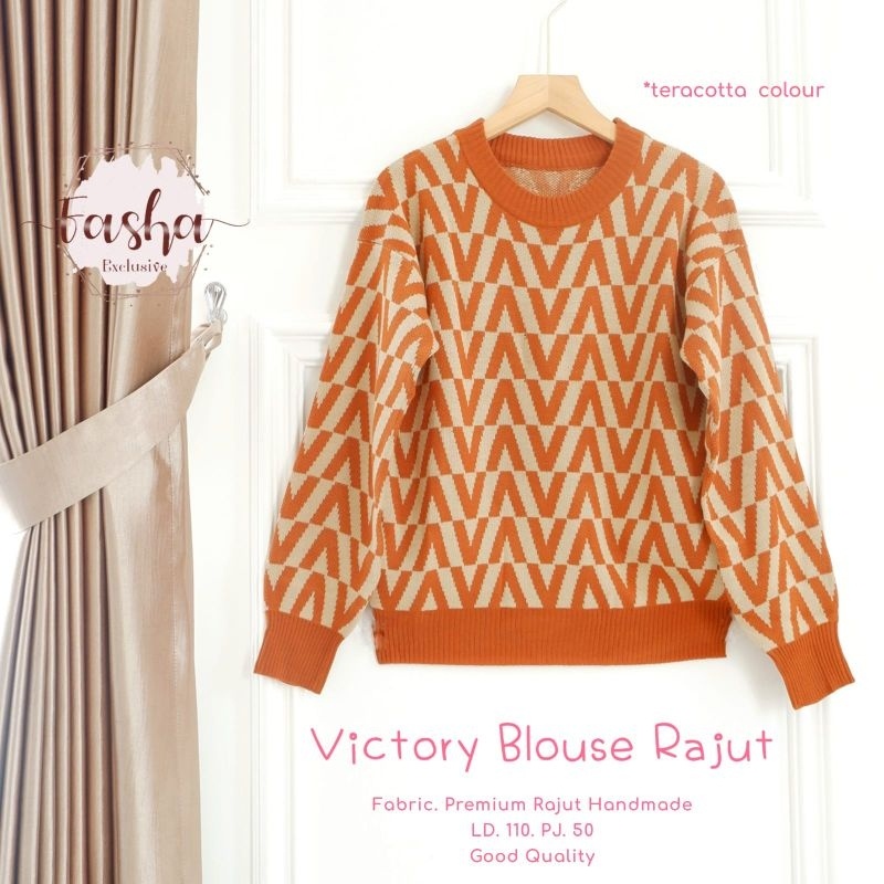 VICTORY BLOUSE Rajut ORI FASHA