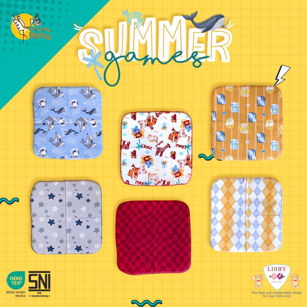 Libby - Summer Games | Saputangan isi 6pcs