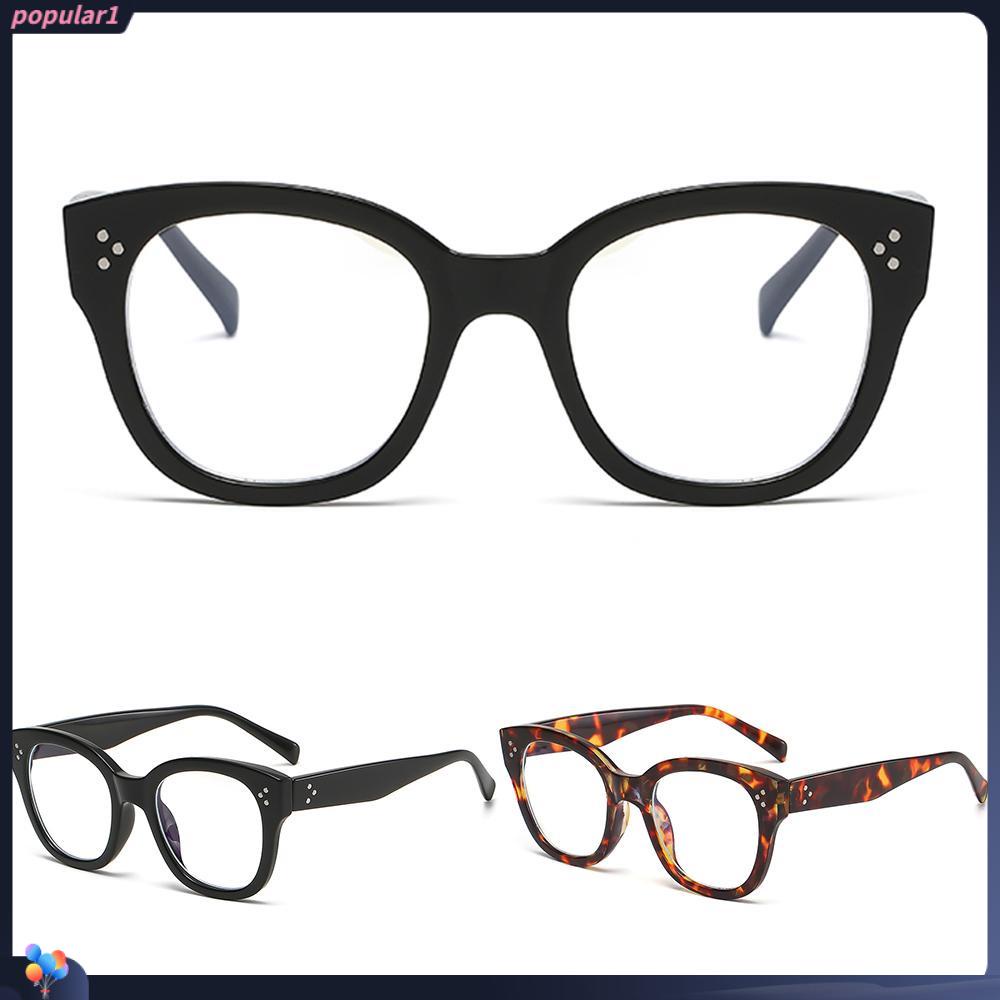 Kacamata Baca Populer Bulat Oversized Eyeglasses Computer Readers