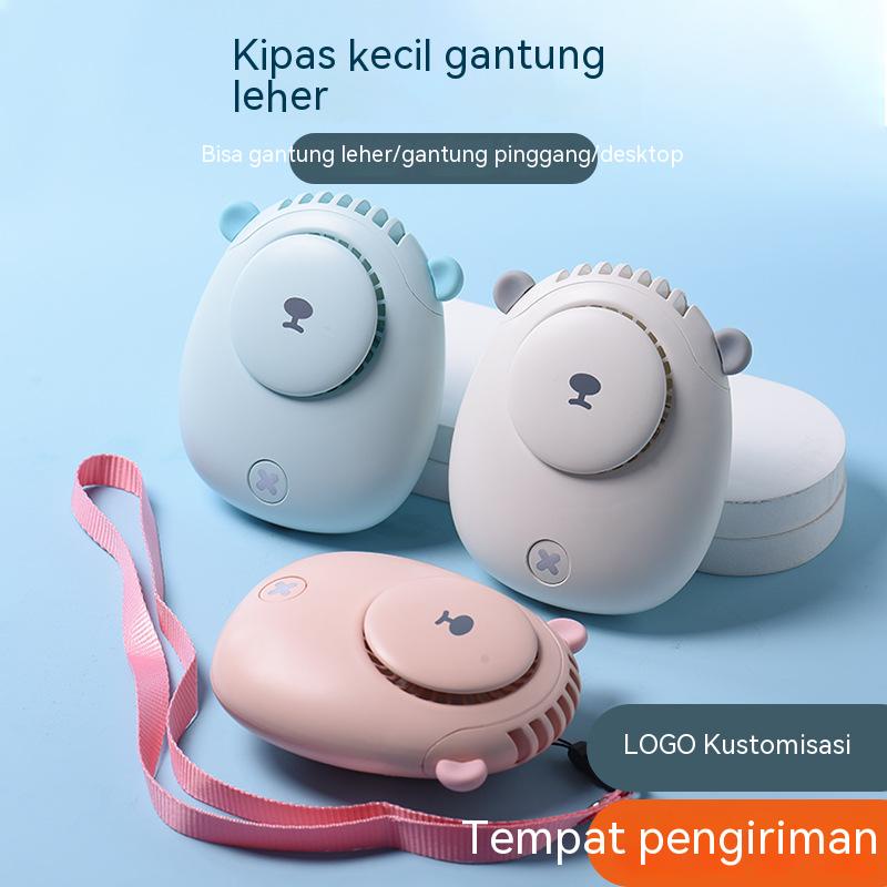 Kipas Powerbank Gantung Leher Battery USB Rechargeable Low Noise Mini Fan/Kipas Angin Mini Portable/kipas kalung leher gantung/ Kipas Angin Mini / Portable Hanging Neck Fan