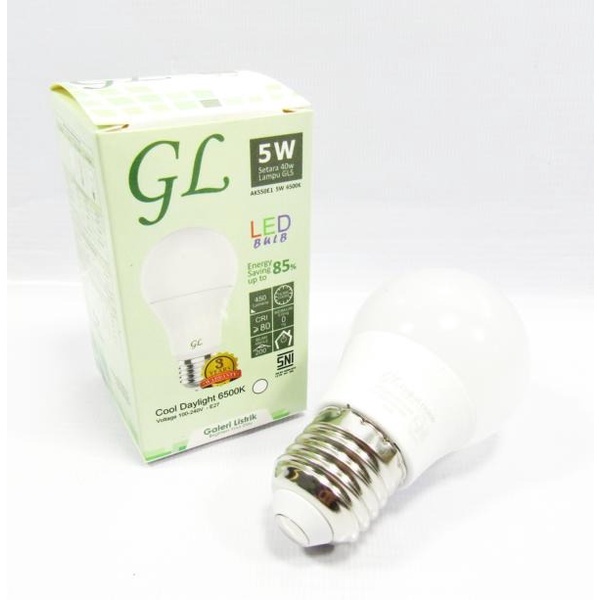 Lampu led bulb bohlam General Lighting 5 watt putih